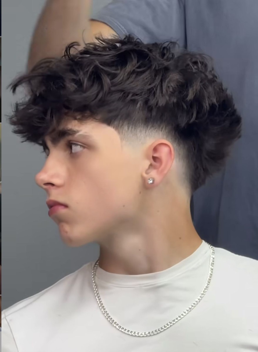 Mèches caramel sur base brune