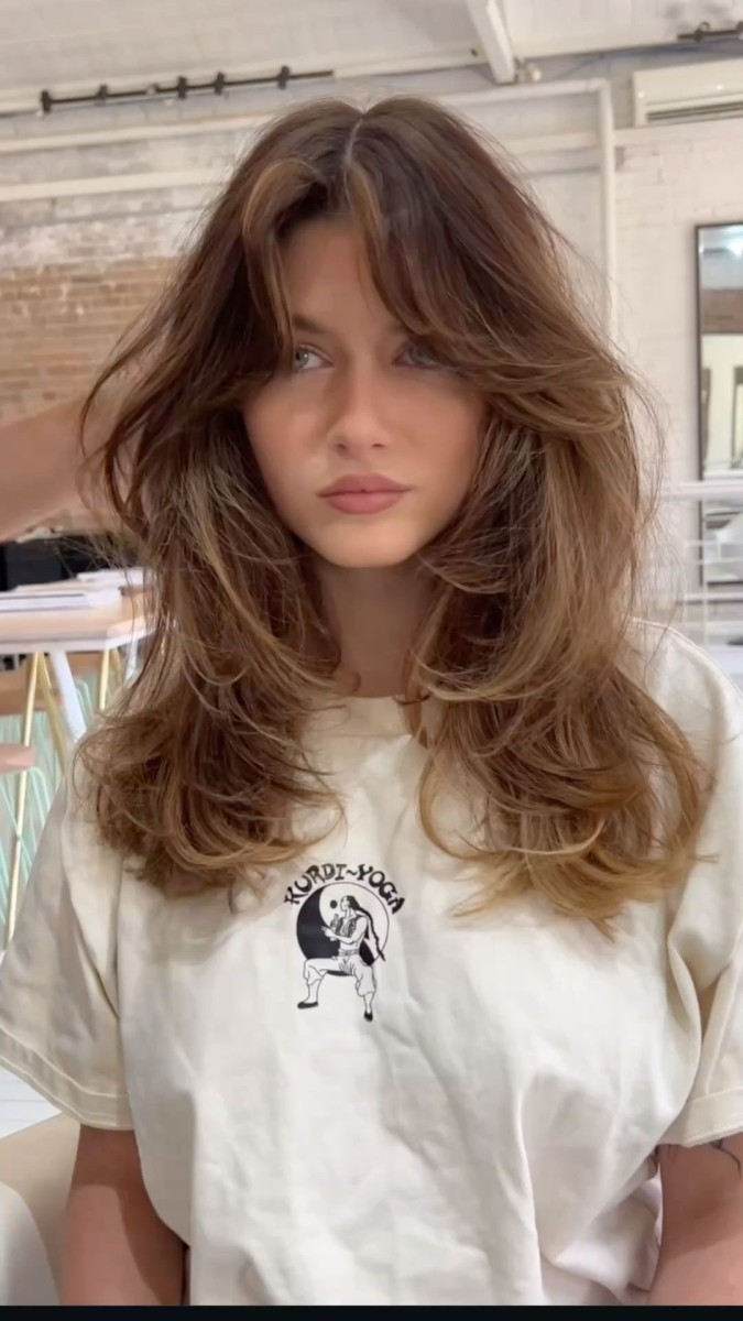 Frange rideau effilée