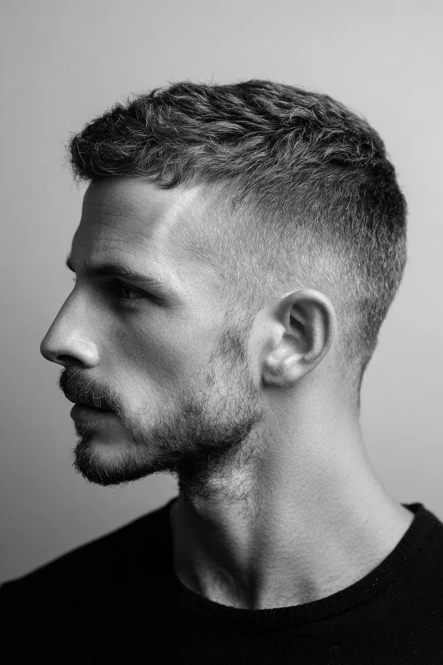 Style court homme moderne