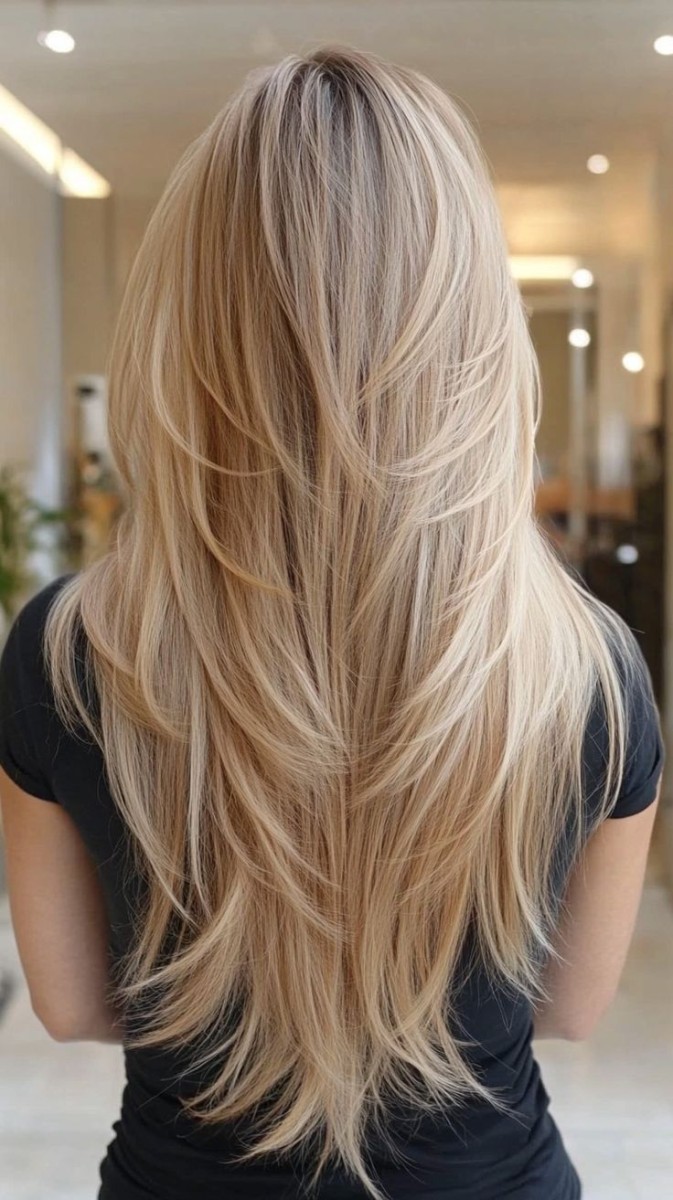 Dégradé long lisse