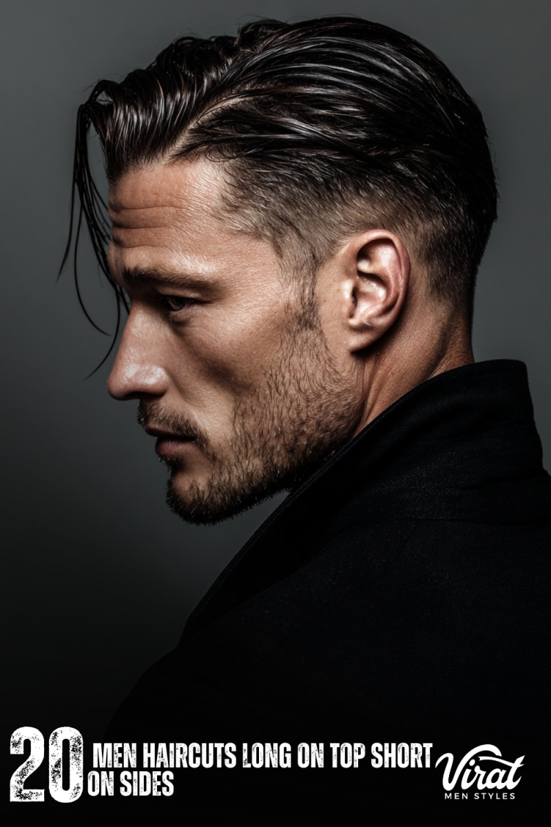 Rasé côtés long dessus