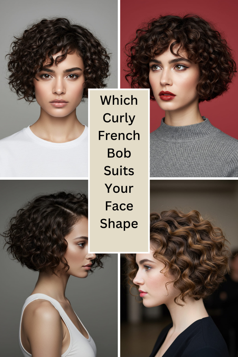 Carré court bouclé structuré