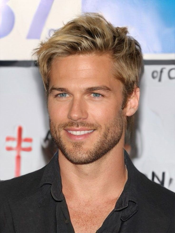 Dégradé blond homme soleil