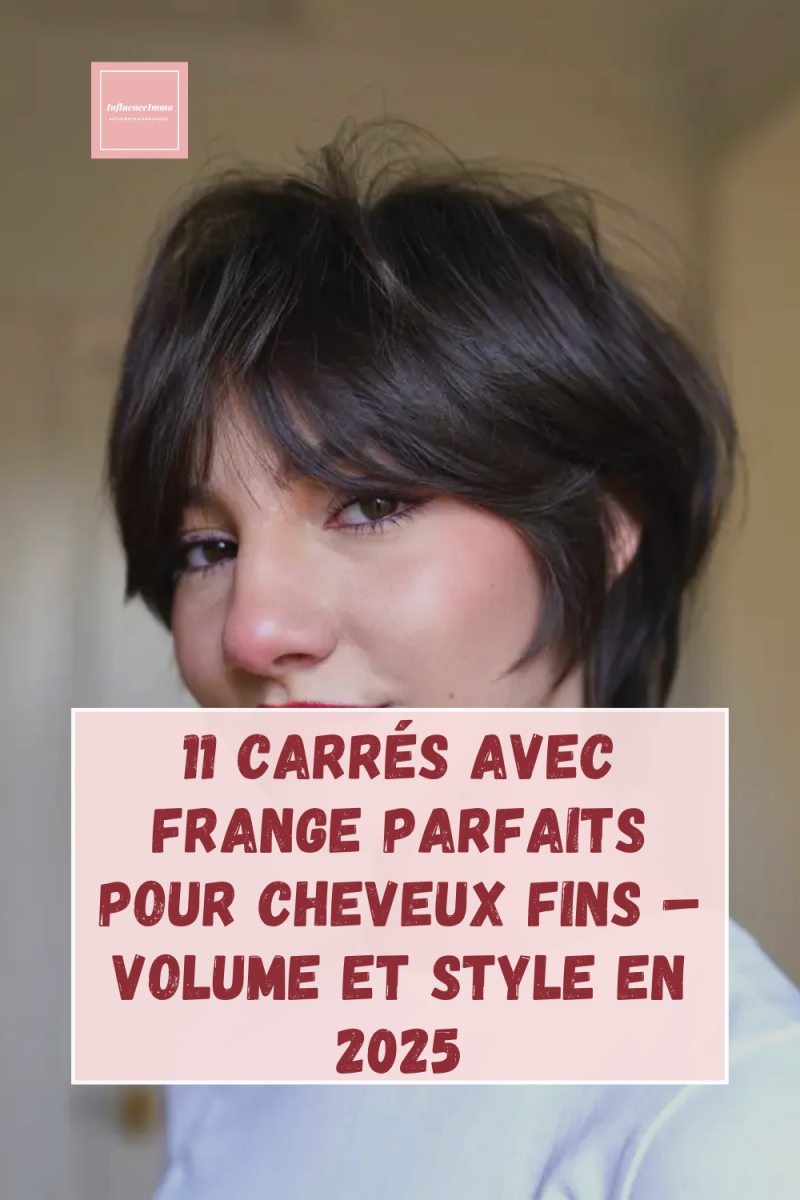 Carré flou cheveux fins