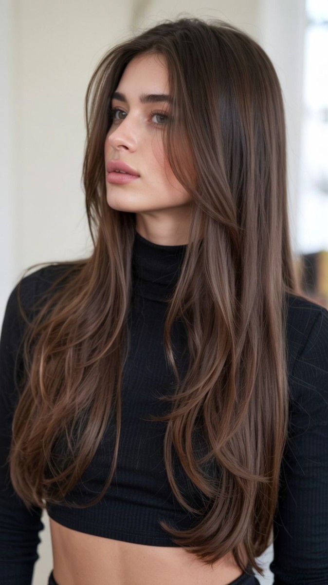 Dégradé long lisse