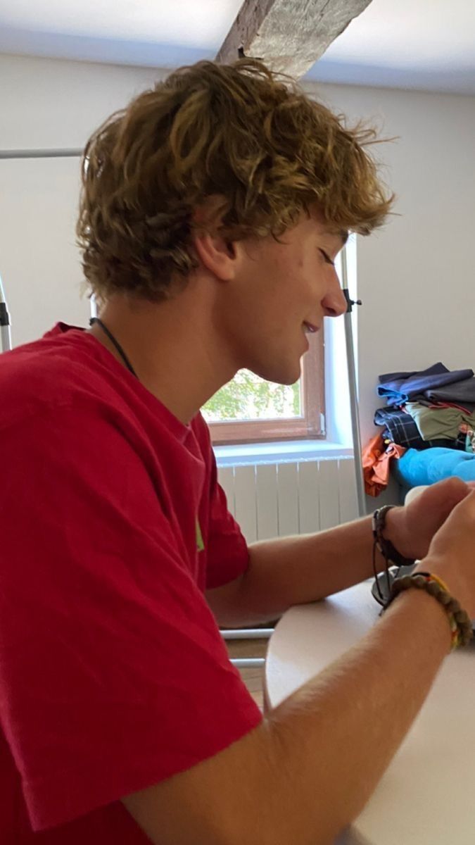 Dégradé blond homme soleil