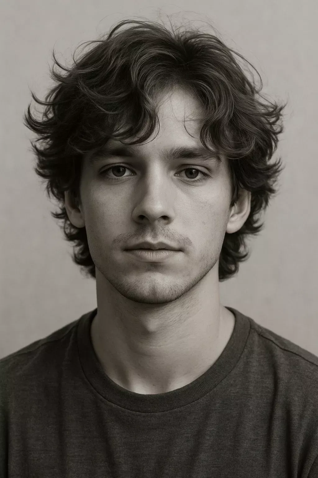 Permanente homme avant après