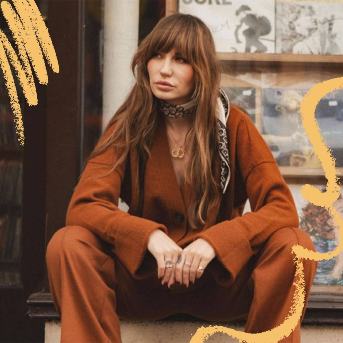 Frange rideau effilée 70s