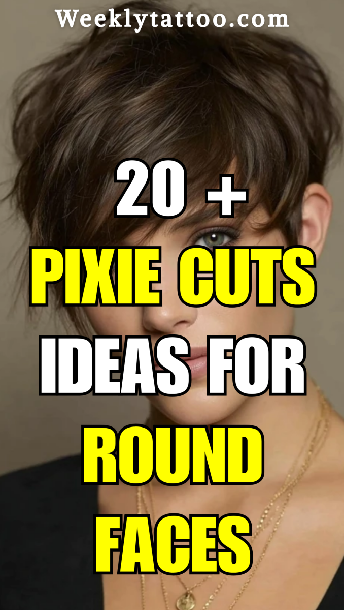 Coupe courte visage rond cheveux fins