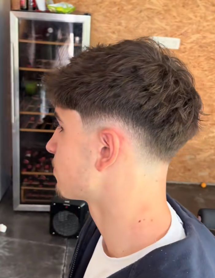 Dégradé progressif homme fondu