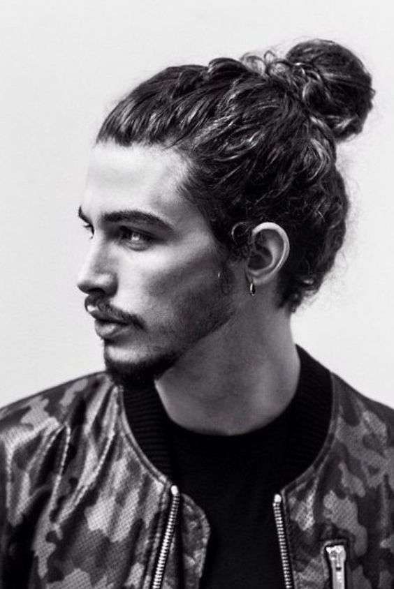 Chignon homme