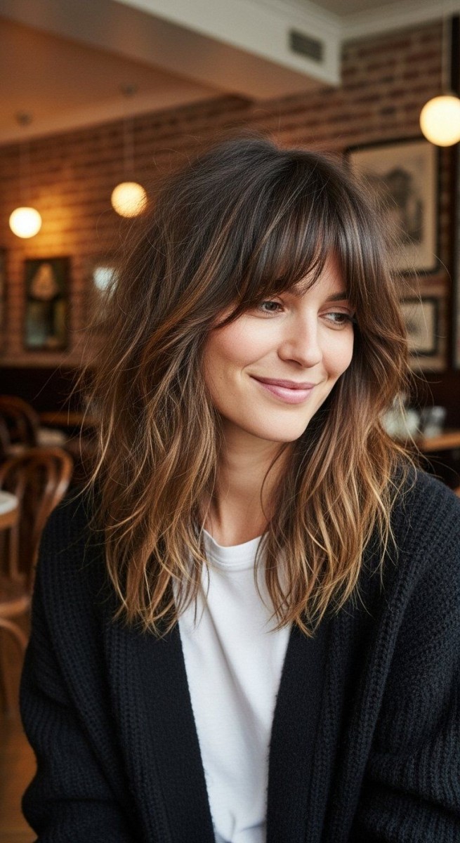 Frange rideau dégradée