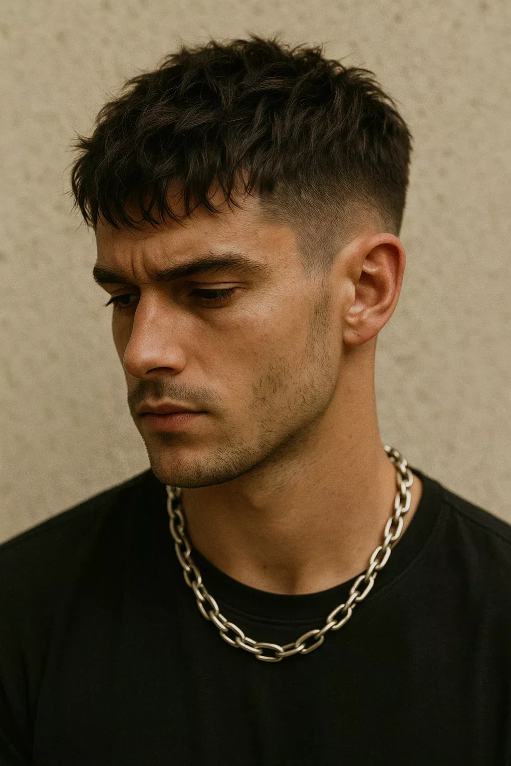 Style court homme moderne