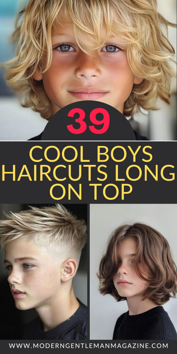 Garçon cheveux longs