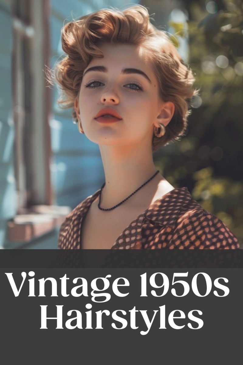 Coiffure vintage années 50 moderne