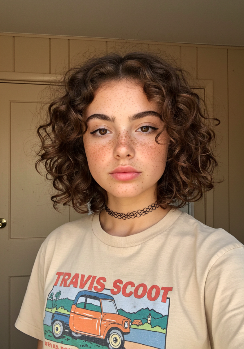 Carré court bouclé naturel