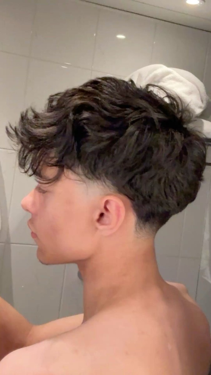 Mèches caramel sur base brune