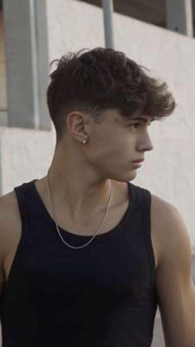 Dégradé garçon école