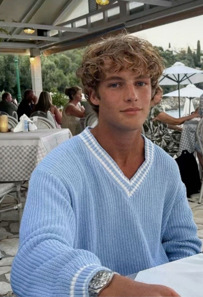 Dégradé blond homme