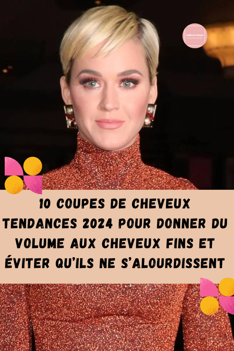 Coupe courte cheveux fins corps