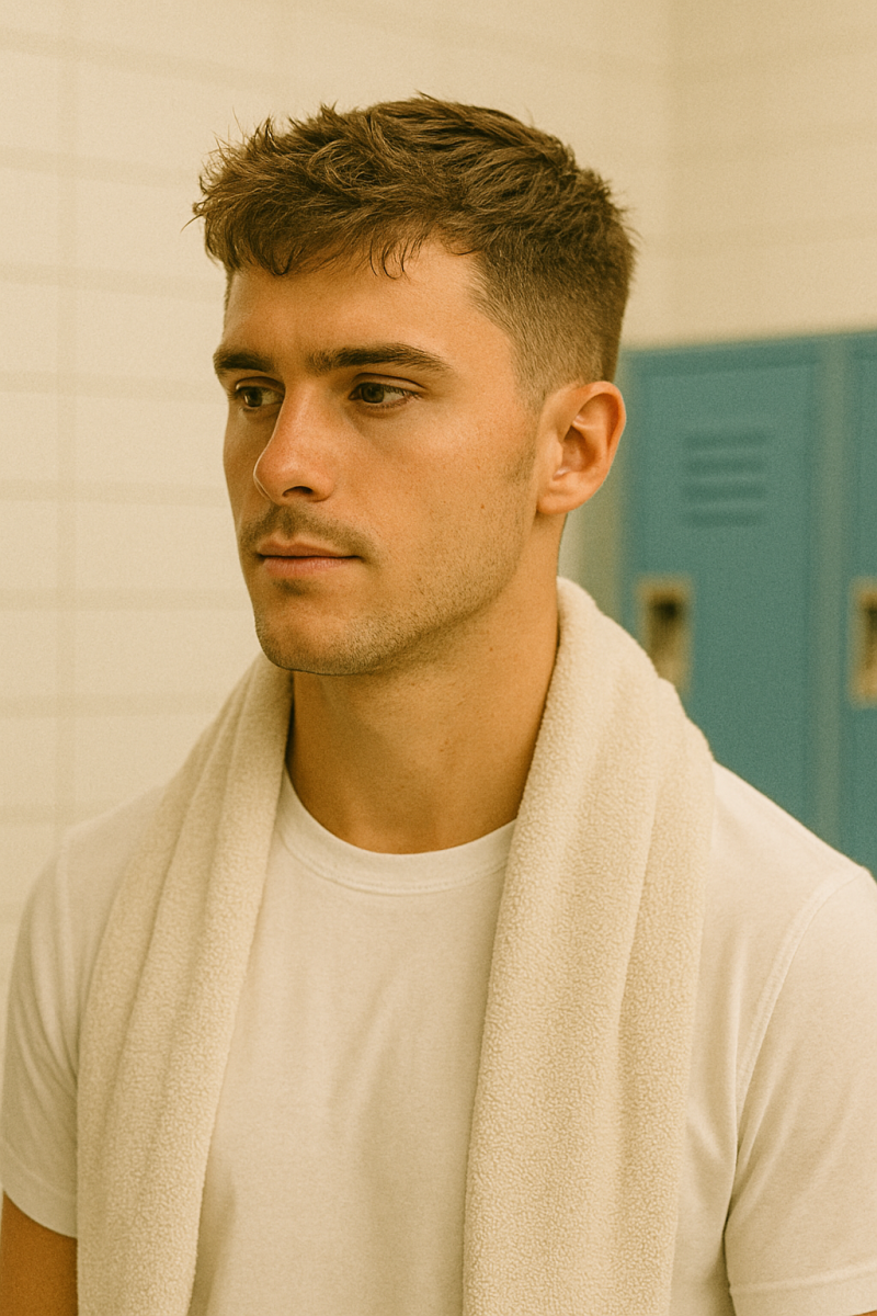 Coiffure homme cheveux courts