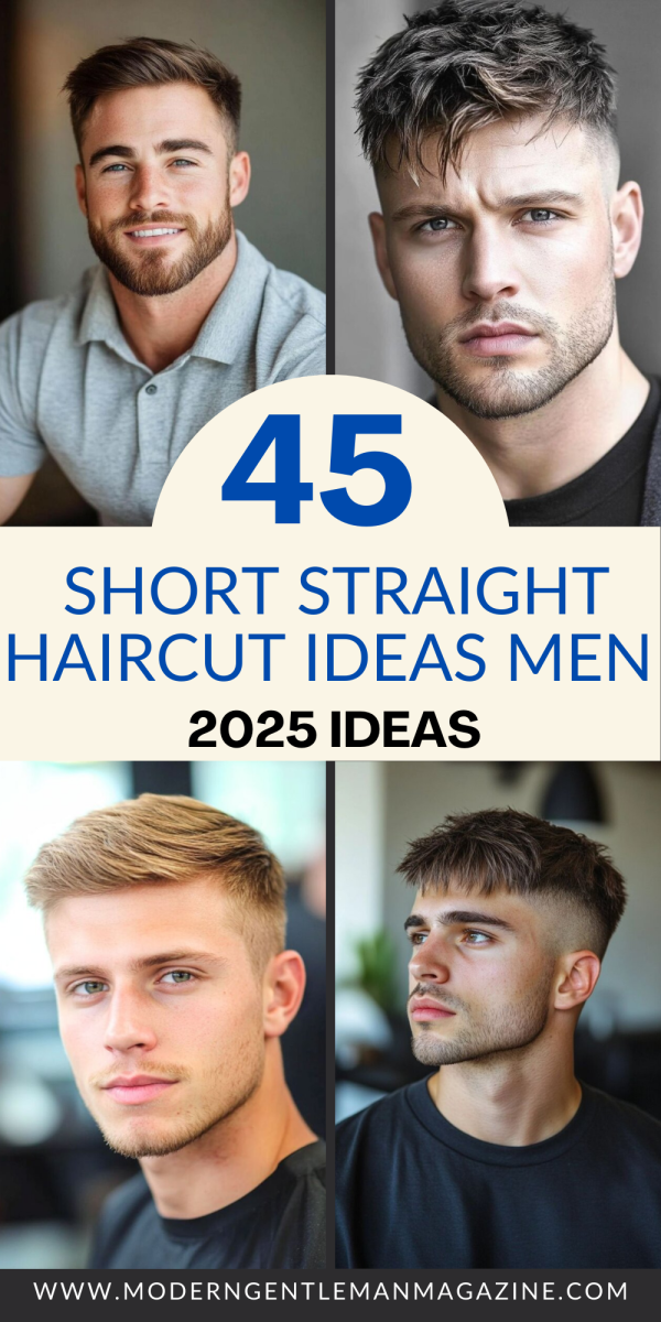 Style court homme moderne