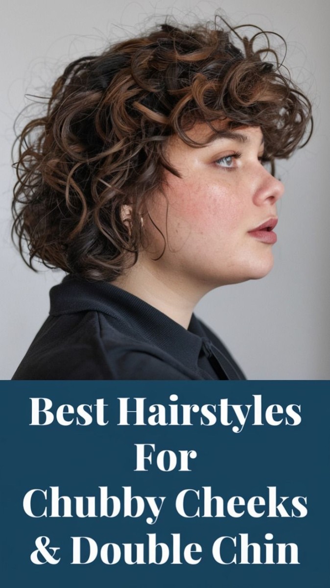 Coupe femme ronde double menton