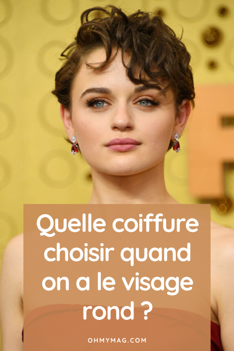 Coupe courte visage rond femme