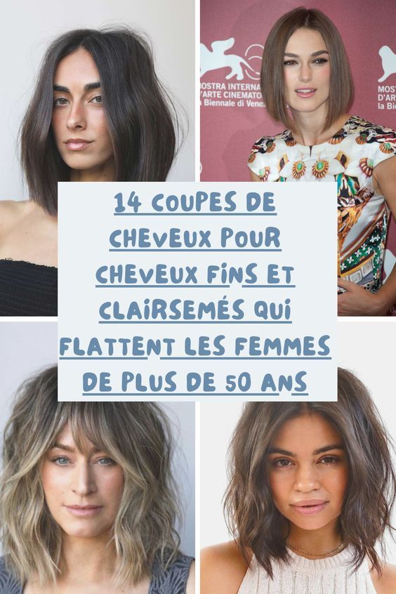 Cheveux fins après 50 ans
