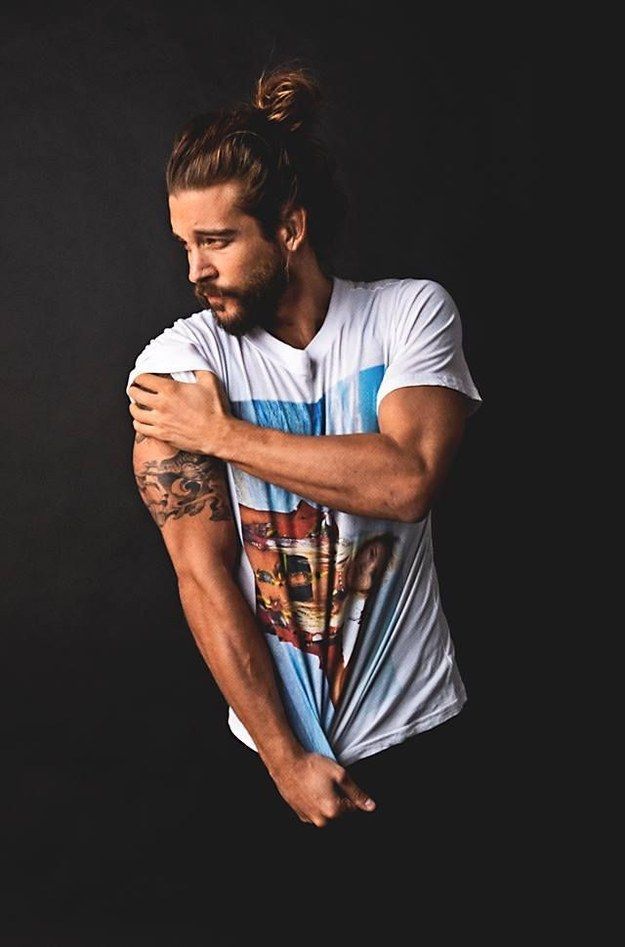 Chignon homme man bun