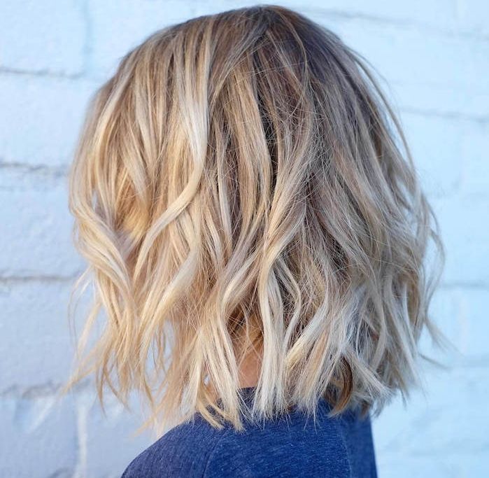 Carré flou volume cheveux fins