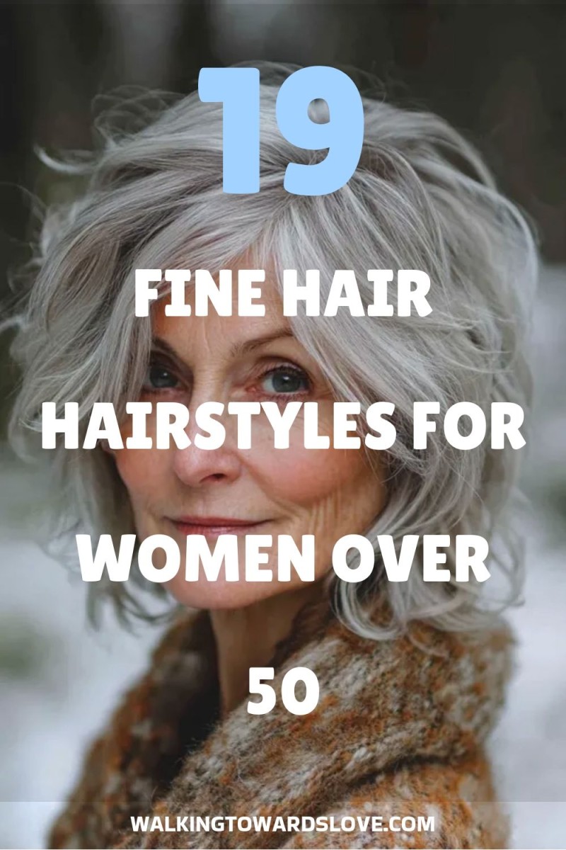 Coupe cheveux fins volume 50 ans