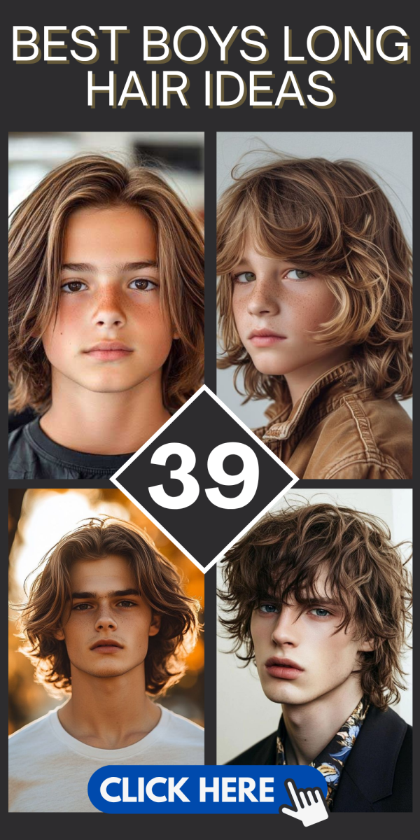 Garçon cheveux longs