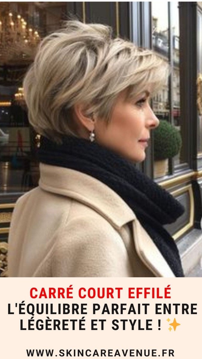 Coupe cheveux fins volume 50 ans