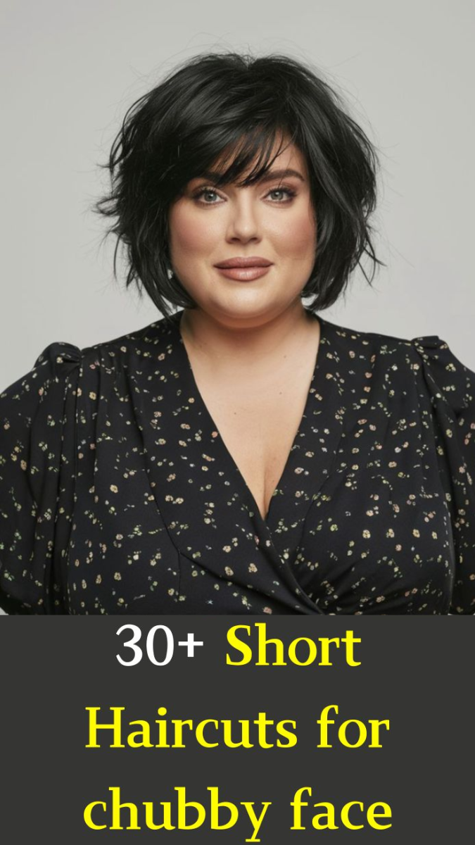 Coupe femme ronde double menton