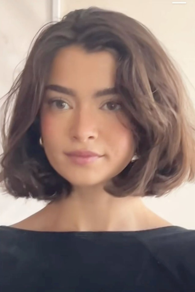 Carré boule effilé rétro