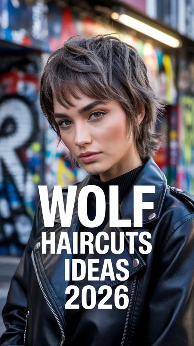 Wolf cut courte femme