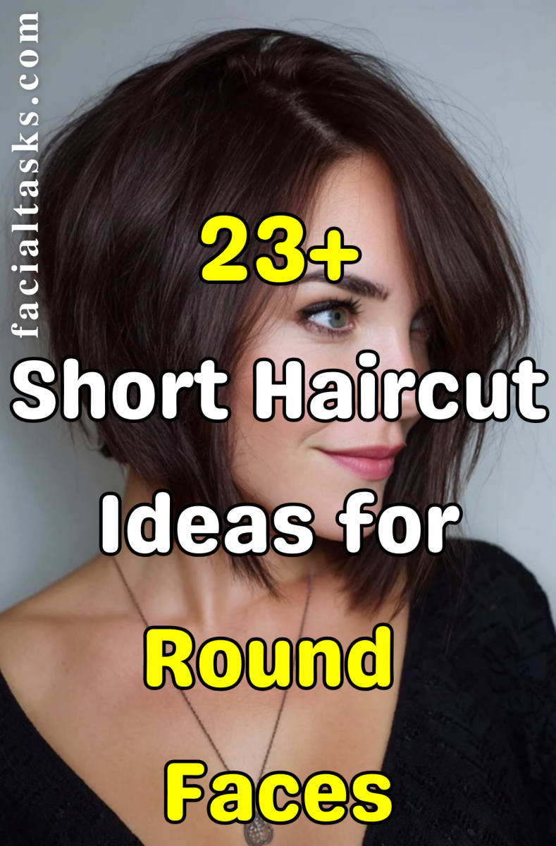 Coupe courte visage rond femme