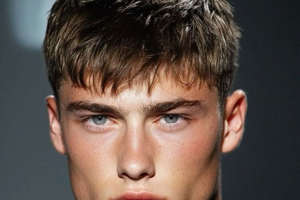 Cheveux en Avant Homme : Le Style Projeté qui Allonge
