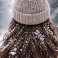 cheveux hiver bonnet